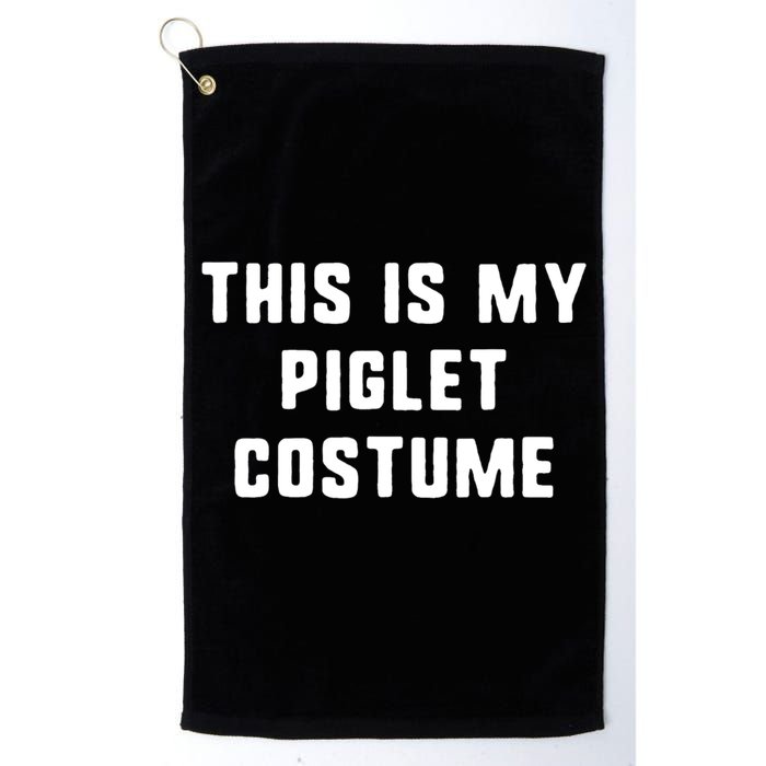 This Is My Piglet Costume Funny Halloween Golf Towel