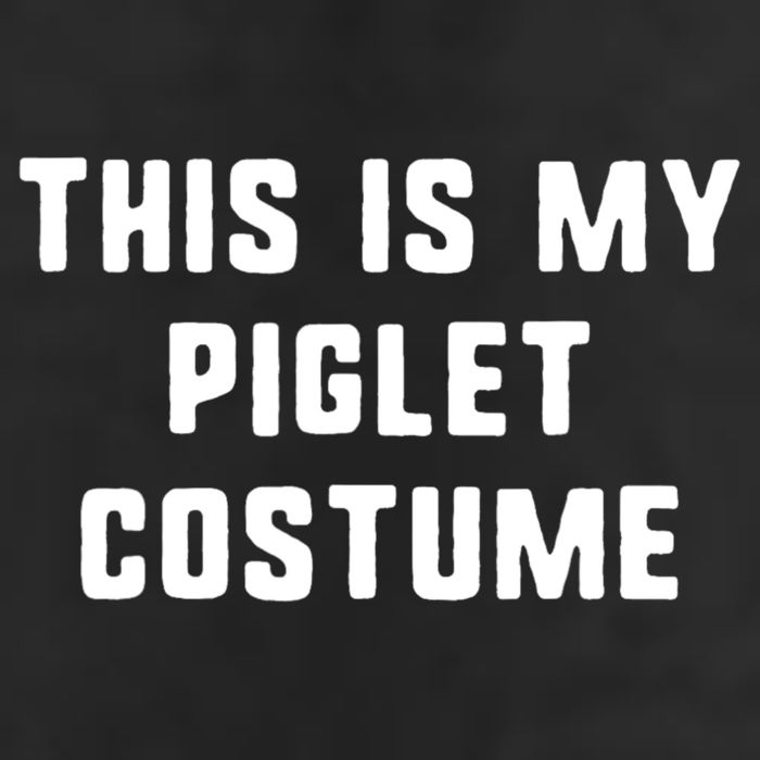 This Is My Piglet Costume Funny Halloween Golf Towel