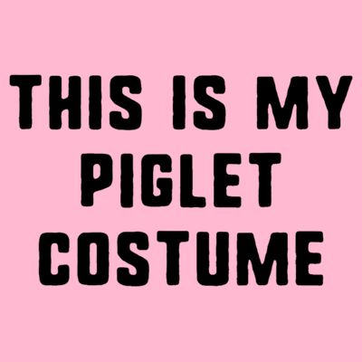 This Is My Piglet Costume Funny Halloween T-Shirt
