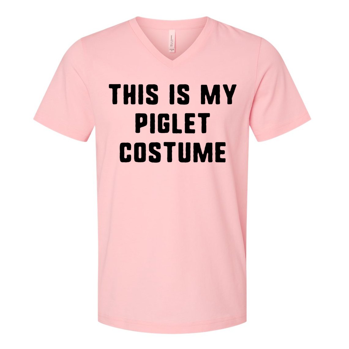This Is My Piglet Costume Funny Halloween V-Neck T-Shirt