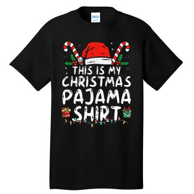 This Is My Christmas Pajama Funny Xmas PJs Tall T-Shirt