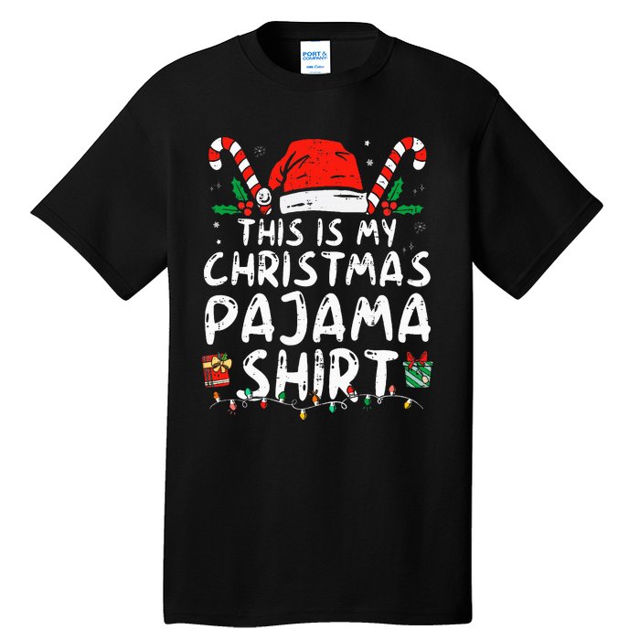 This Is My Christmas Pajama Funny Xmas PJs Tall T-Shirt