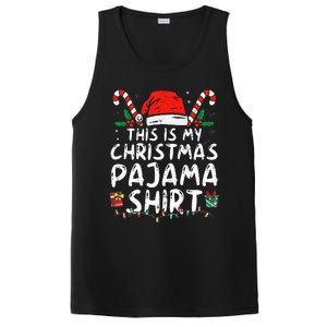 This Is My Christmas Pajama Funny Xmas PJs PosiCharge Competitor Tank