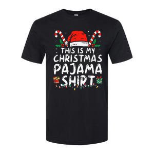 This Is My Christmas Pajama Funny Xmas PJs Softstyle CVC T-Shirt