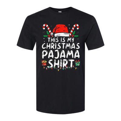 This Is My Christmas Pajama Funny Xmas PJs Softstyle CVC T-Shirt