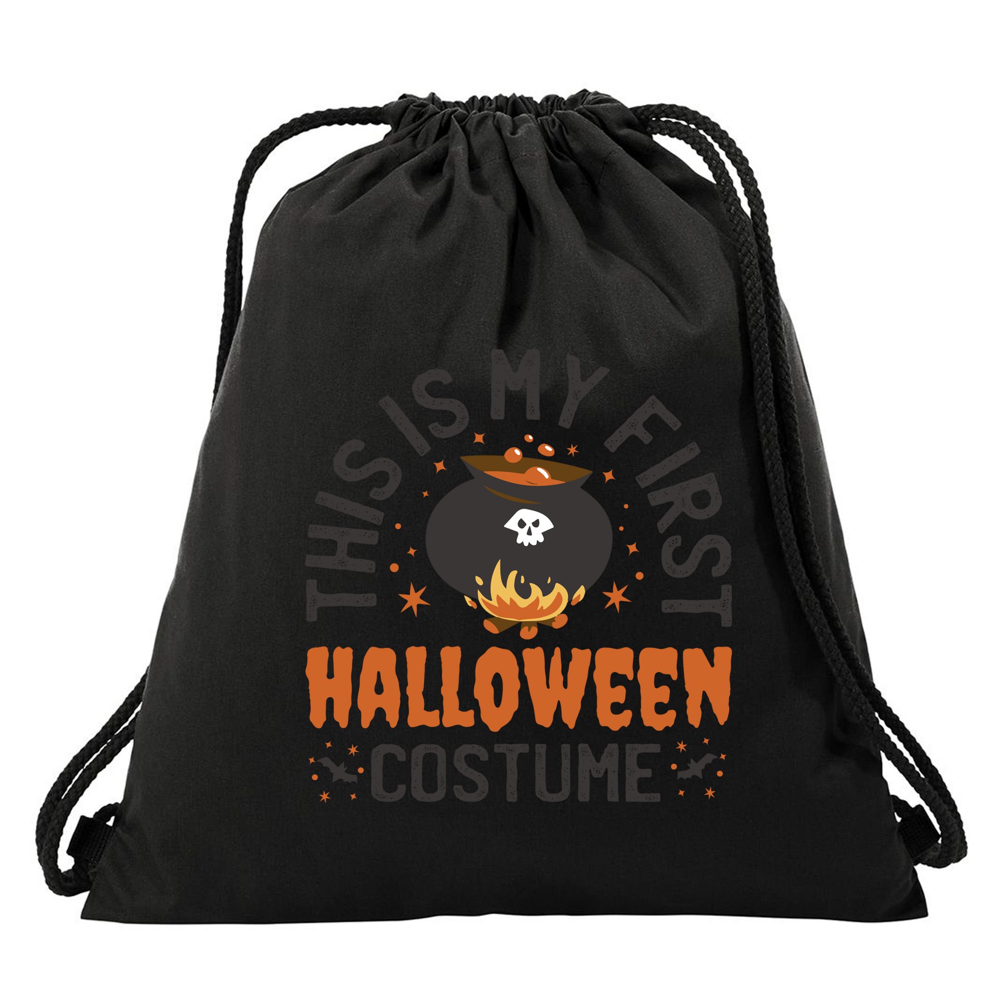 This Is My First Halloween Costume Cute Drawstring Bag