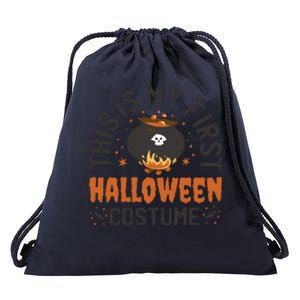 This Is My First Halloween Costume Cute Drawstring Bag