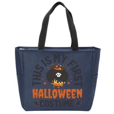 This Is My First Halloween Costume Cute Zip Tote Bag