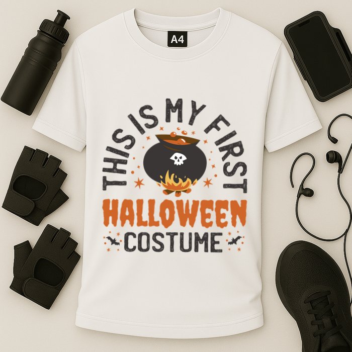 This Is My First Halloween Costume Cute Cooling Performance Crew T-Shirt