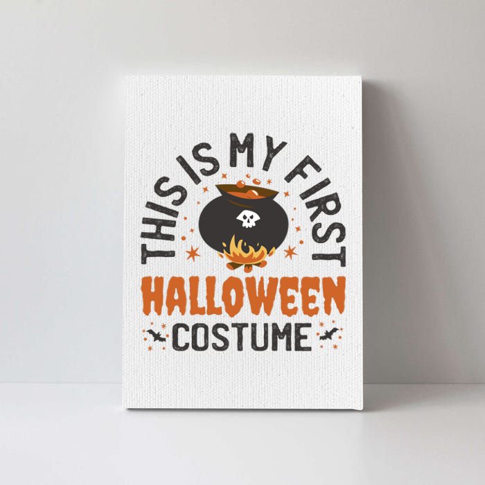 This Is My First Halloween Costume Cute Canvas