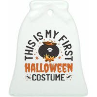 This Is My First Halloween Costume Cute Ceramic Bell Ornament