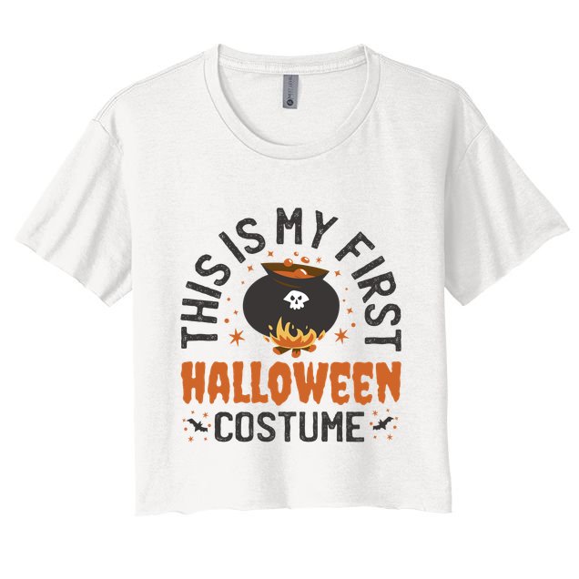 This Is My First Halloween Costume Cute Crop Top