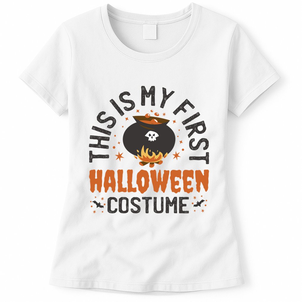 This Is My First Halloween Costume Cute Womens T-Shirt