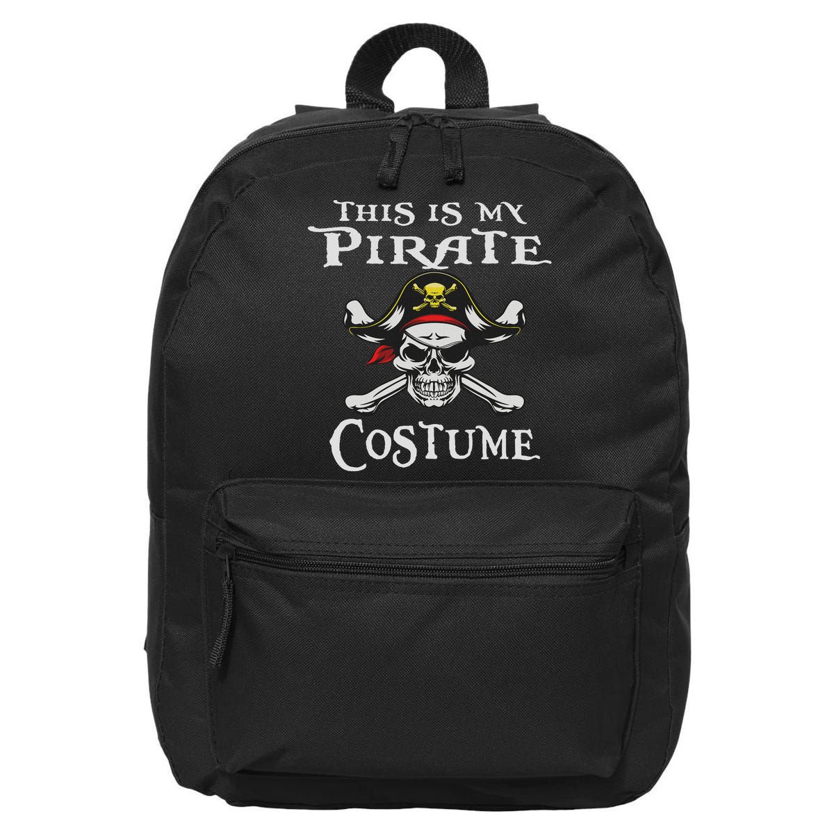 This Is My Pirate Costume Funny Halloween 16 in Basic Backpack