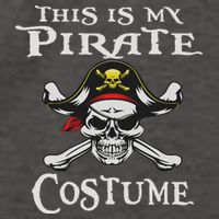 This Is My Pirate Costume Funny Halloween Vector Backpack