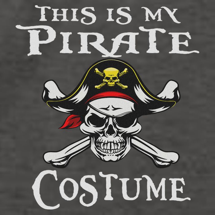 This Is My Pirate Costume Funny Halloween Vector Backpack