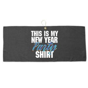 This Is My New Year Party Gift Pattern Gradient Gift Large Microfiber Waffle Golf Towel