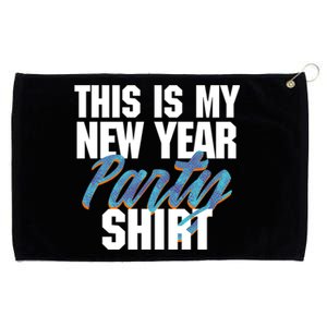 This Is My New Year Party Gift Pattern Gradient Gift Grommeted Golf Towel