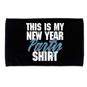 This Is My New Year Party Gift Pattern Gradient Gift Microfiber Hand Towel