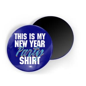 This Is My New Year Party Gift Pattern Gradient Gift Magnet