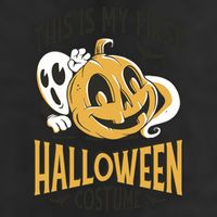 This Is My First Halloween Costume Cute 7 Panel Mesh Trucker Snapback Hat