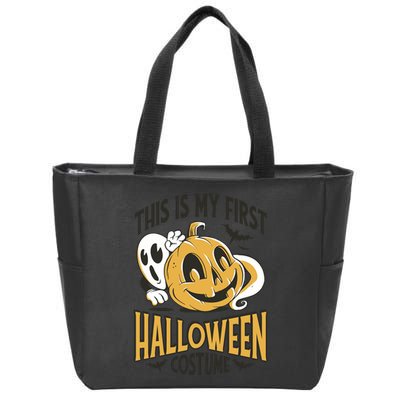This Is My First Halloween Costume Cute Zip Tote Bag