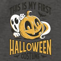 This Is My First Halloween Costume Cute Vector Backpack