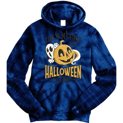 This Is My First Halloween Costume Cute Tie Dye Hoodie