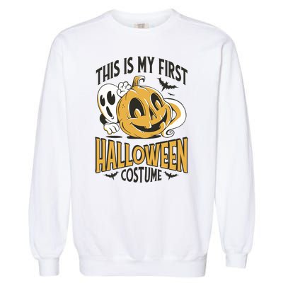 This Is My First Halloween Costume Cute Garment-Dyed Sweatshirt