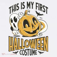 This Is My First Halloween Costume Cute High Crown Mesh Back Trucker Hat