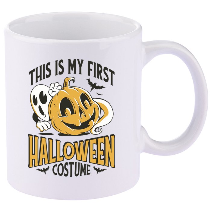 This Is My First Halloween Costume Cute 11oz C Handle Ceramic Mug