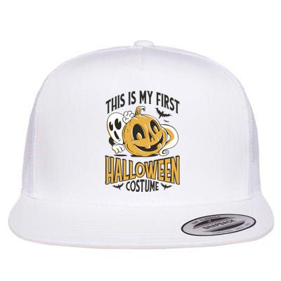 This Is My First Halloween Costume Cute Flat Bill Trucker Hat