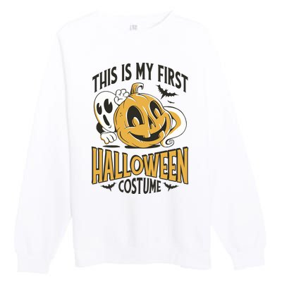 This Is My First Halloween Costume Cute Premium Crewneck Sweatshirt