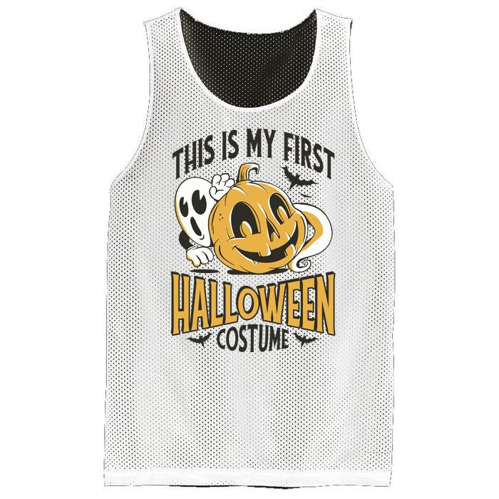 This Is My First Halloween Costume Cute Mesh Reversible Basketball Jersey Tank