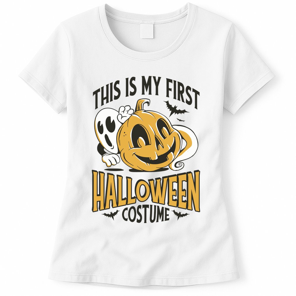 This Is My First Halloween Costume Cute Womens T-Shirt