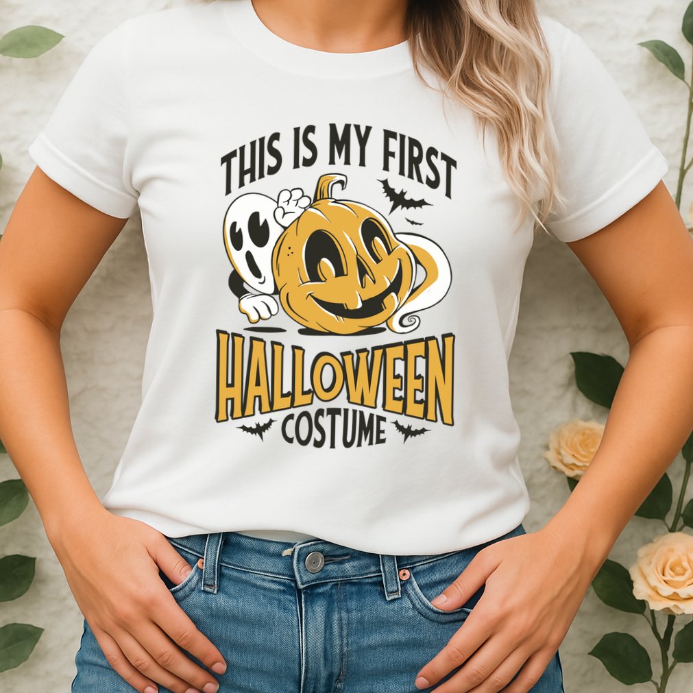 This Is My First Halloween Costume Cute Womens T-Shirt