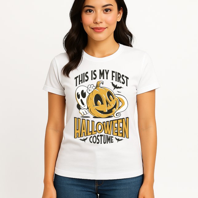 This Is My First Halloween Costume Cute Womens T-Shirt