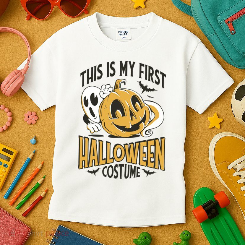 This Is My First Halloween Costume Cute Kids T-Shirt