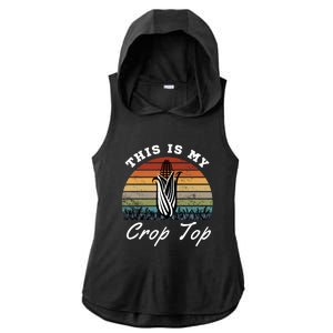 This Is My Crop Top Corn Farmer Farming Lovers Ladies PosiCharge Tri-Blend Wicking Draft Hoodie Tank