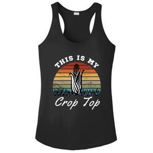 This Is My Crop Top Corn Farmer Farming Lovers Ladies PosiCharge Competitor Racerback Tank