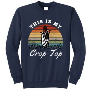 This Is My Crop Top Corn Farmer Farming Lovers Sweatshirt