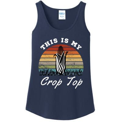 This Is My Crop Top Corn Farmer Farming Lovers Ladies Essential Tank