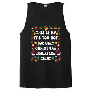 This Is My Its Too Hot For Ugly Christmas Sweaters Funny PosiCharge Competitor Tank