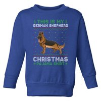 This Is My Ger Shepherd Dog Pajama Xmas Ugly Sweater Cool Cute Gift Toddler Sweatshirt