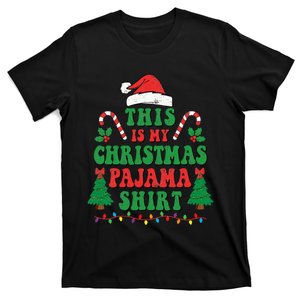 This Is My Christmas Pajama Funny Santa Xmas Holiday T-Shirt