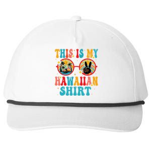 This Is My Hawaiian Tropical Luau Costume Party Hawaii Snapback Five-Panel Rope Hat