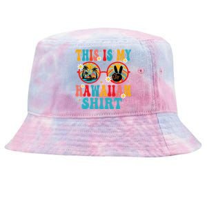 This Is My Hawaiian Tropical Luau Costume Party Hawaii Tie-Dyed Bucket Hat