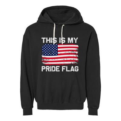 This Is My Pride Flag Garment-Dyed Fleece Hoodie