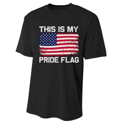 This Is My Pride Flag Performance Sprint T-Shirt