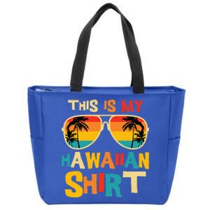 This Is My Hawaiian Tropical Luau Costume Party Hawaii Zip Tote Bag